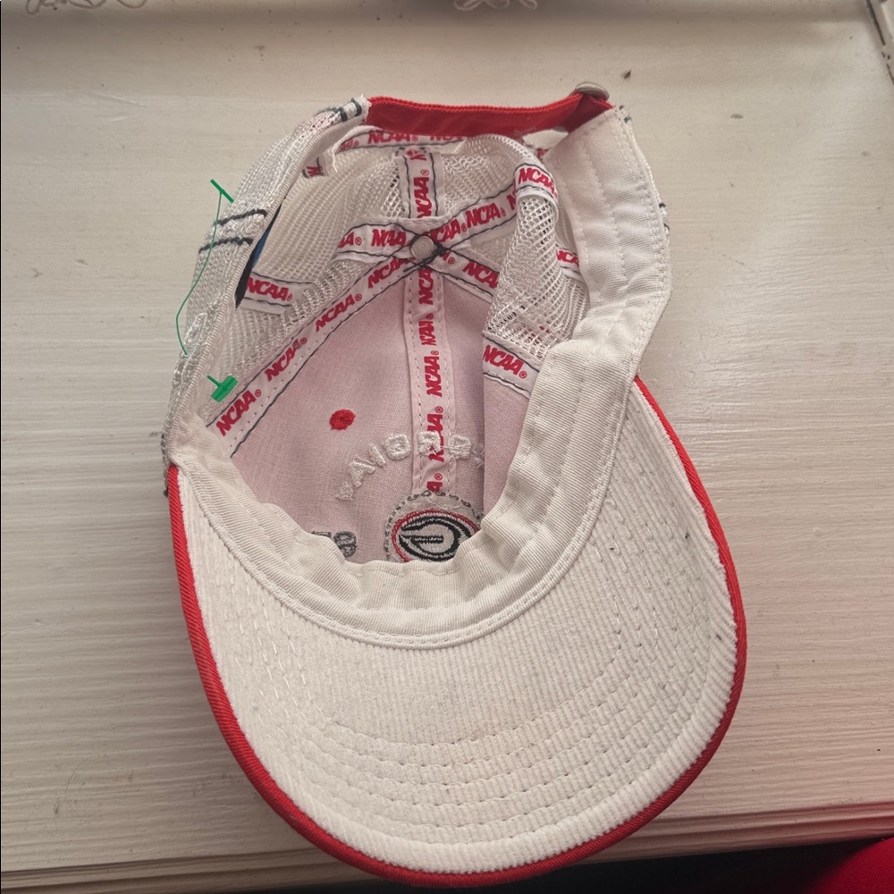 Red Georgia Golf Cap - Picture 2 of 2